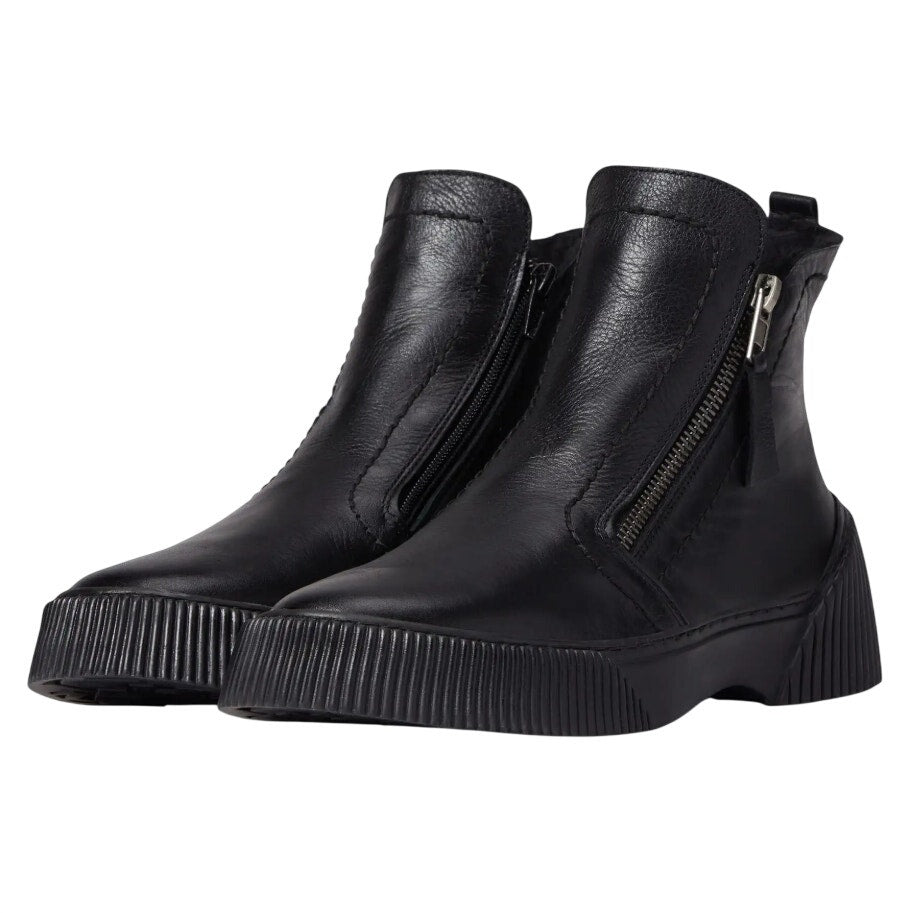 Spring Step Womens Kelko Ankle Boot EU 39 US 8.5 Black Leather NIB