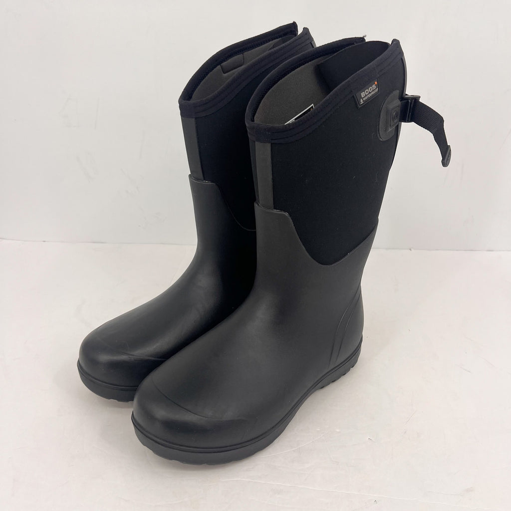 BOGS Women Neo-Classic Tall Adjustable Calf Boots Size 11 Black Waterproof NWT