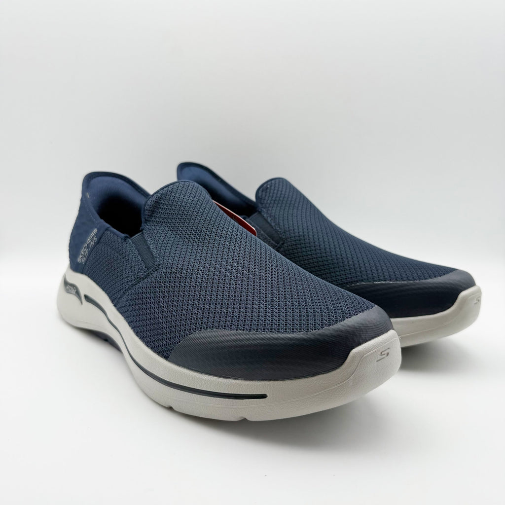 Skechers Mens Performance GO Walk Arch Fit Slip In Sneakers US 9.5 XW Blue NIB