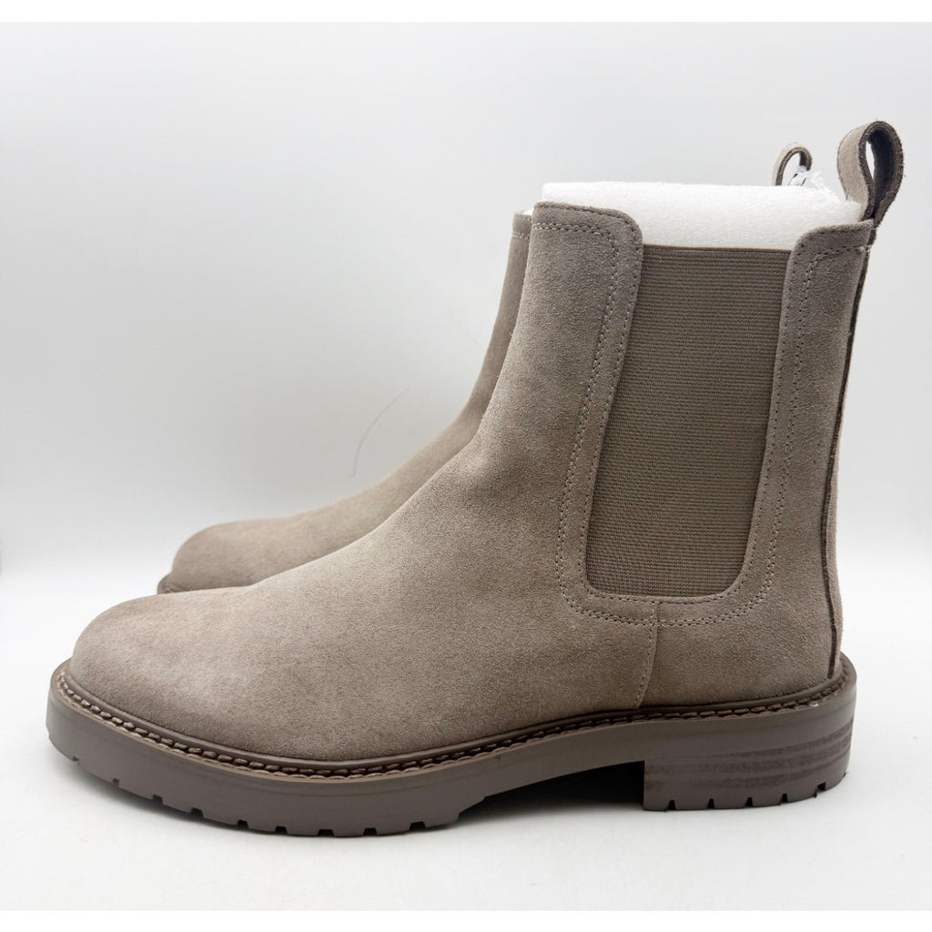 Saint Morta Men's Chunky Chelsea Boots Size 10 EU 44 Taupe Gray NIB