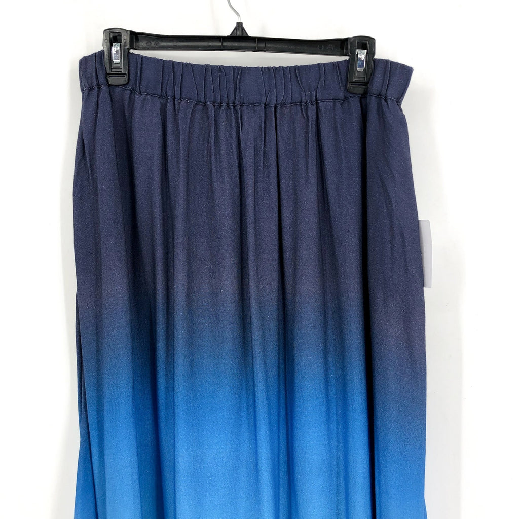BEACH RIOT Women's Larissa Maxi Skirt Large Blue Ocean Sunset Boho Ombre NWT