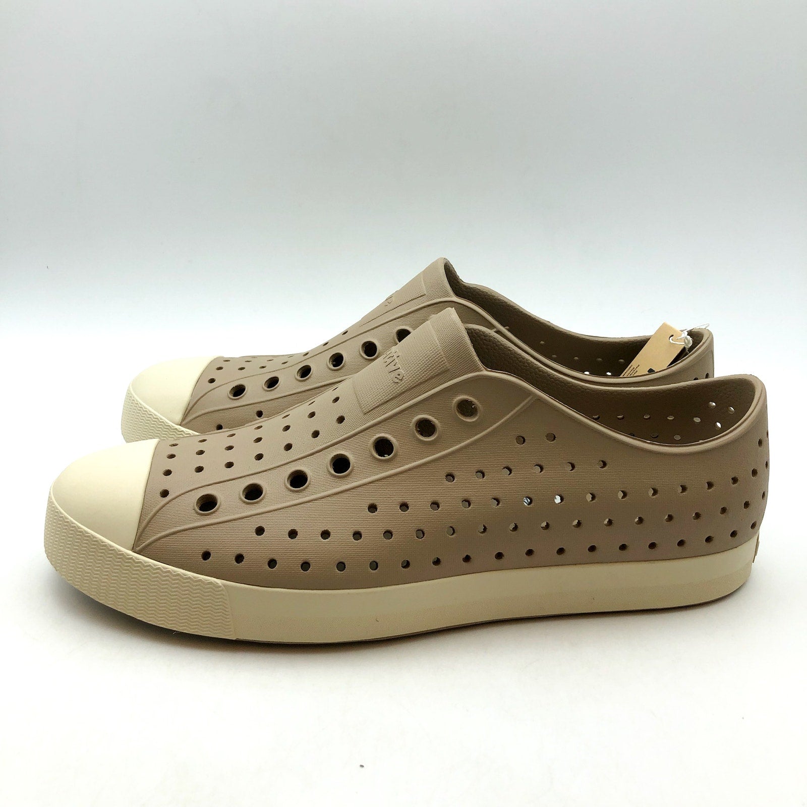 Native Mens Jefferson EVA Slip On Sneaker Shoes US 10 EU 44 Brown Tan NIB