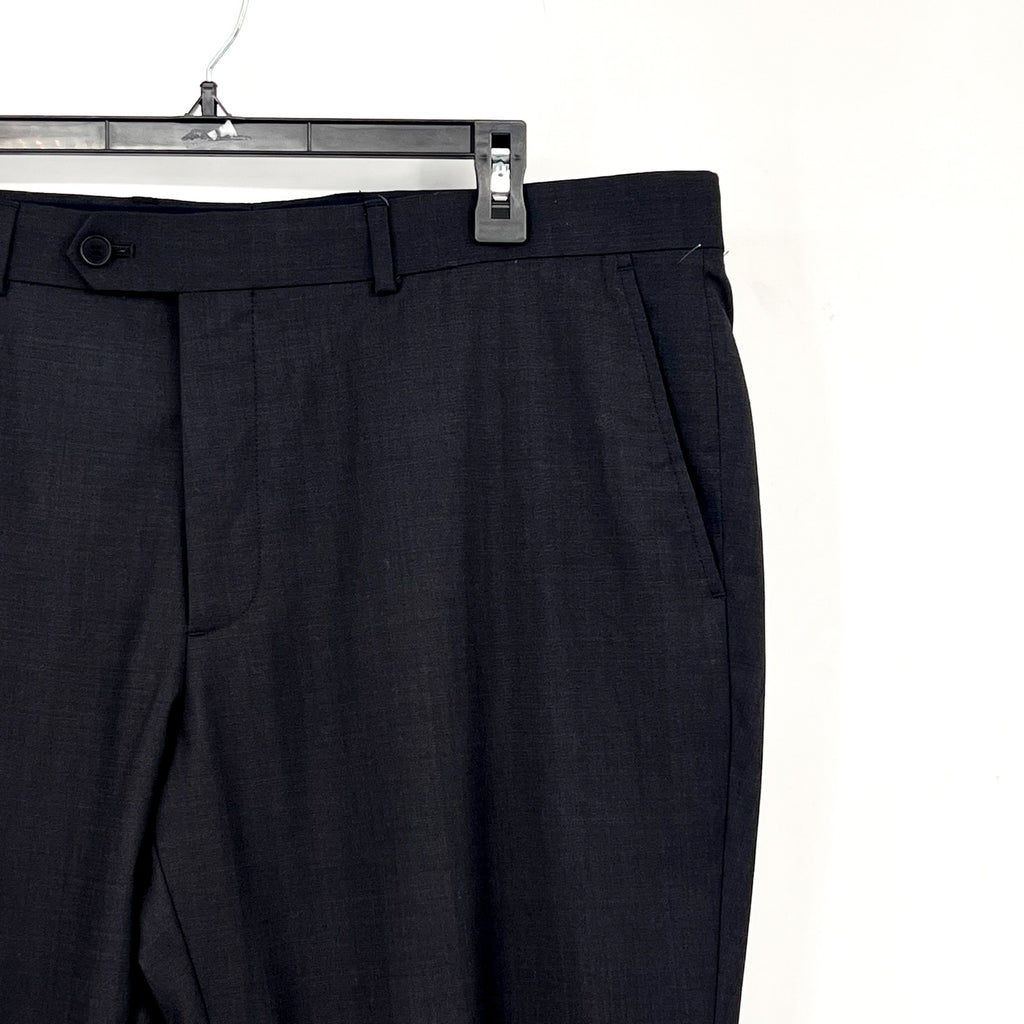 PENGUIN Men's Osman Flat Front Dress Pants 38X31 Navy Blue Wool Blend NWOT