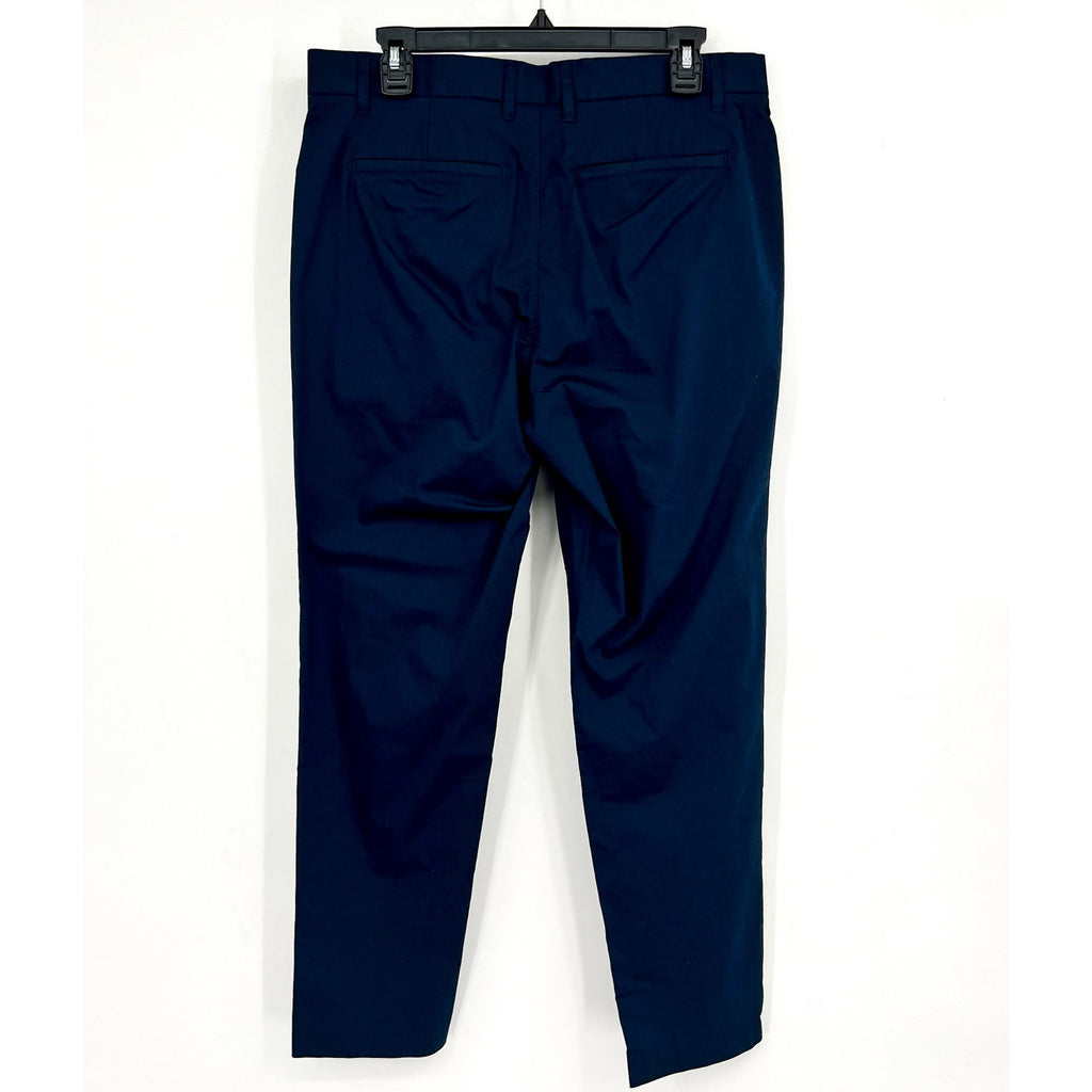 EVERLANE Mens The Air Chino Pants 31x30 Navy Blue Cotton Poplin Slim Fit NWT