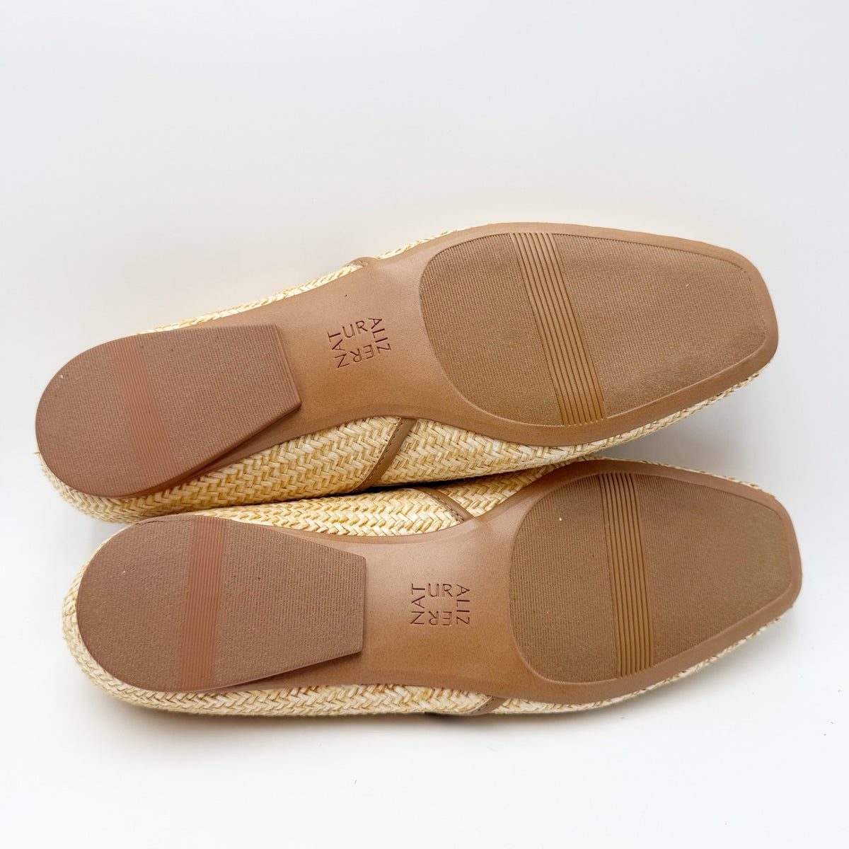 Naturalizer Womens Cody2 Skimmer Flats Size 10 Wide EU 41 Tan NIB