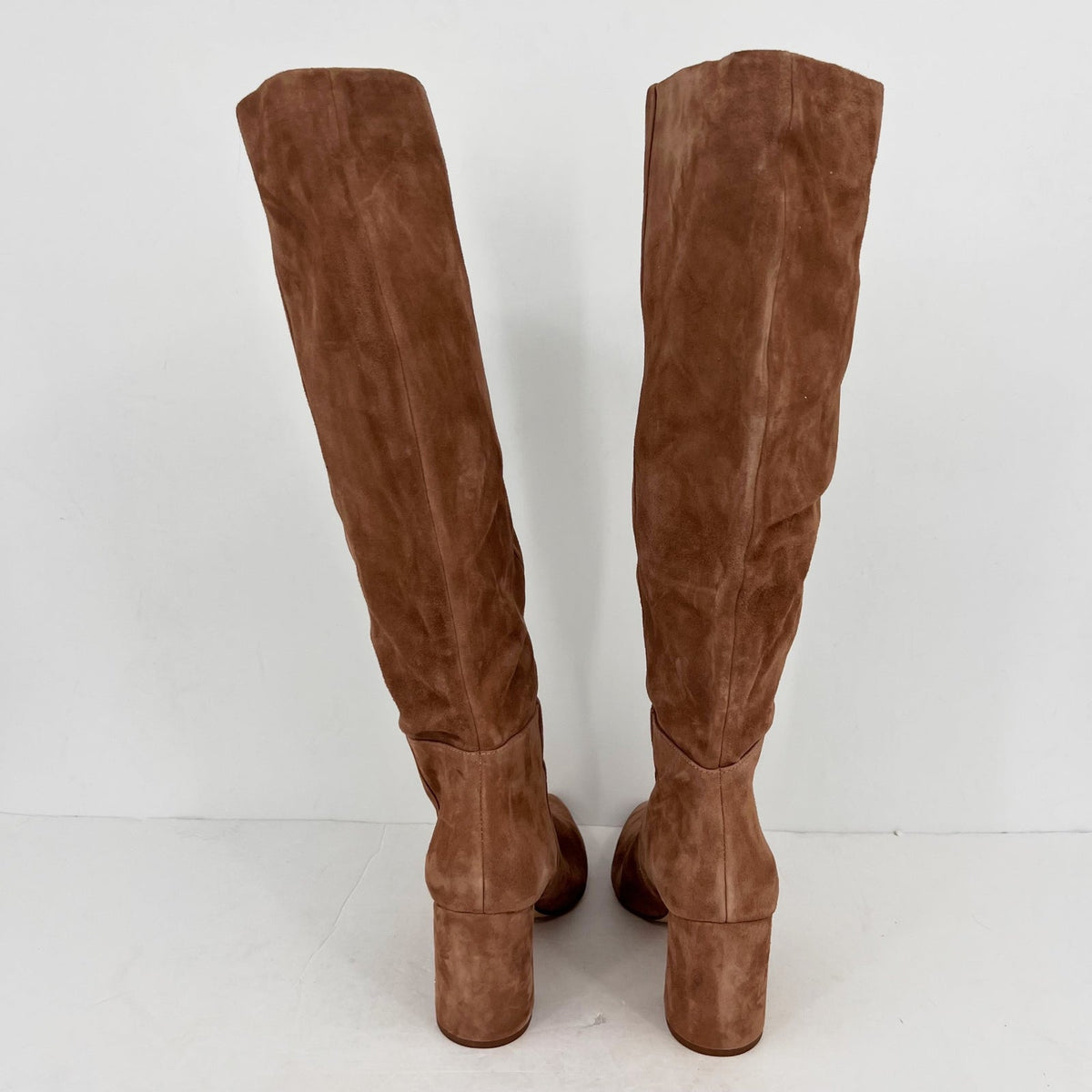 Sam Edelman Womens Hiltin Knee High Boots Size 10 EU 40 Tan Praline Suede NWOB