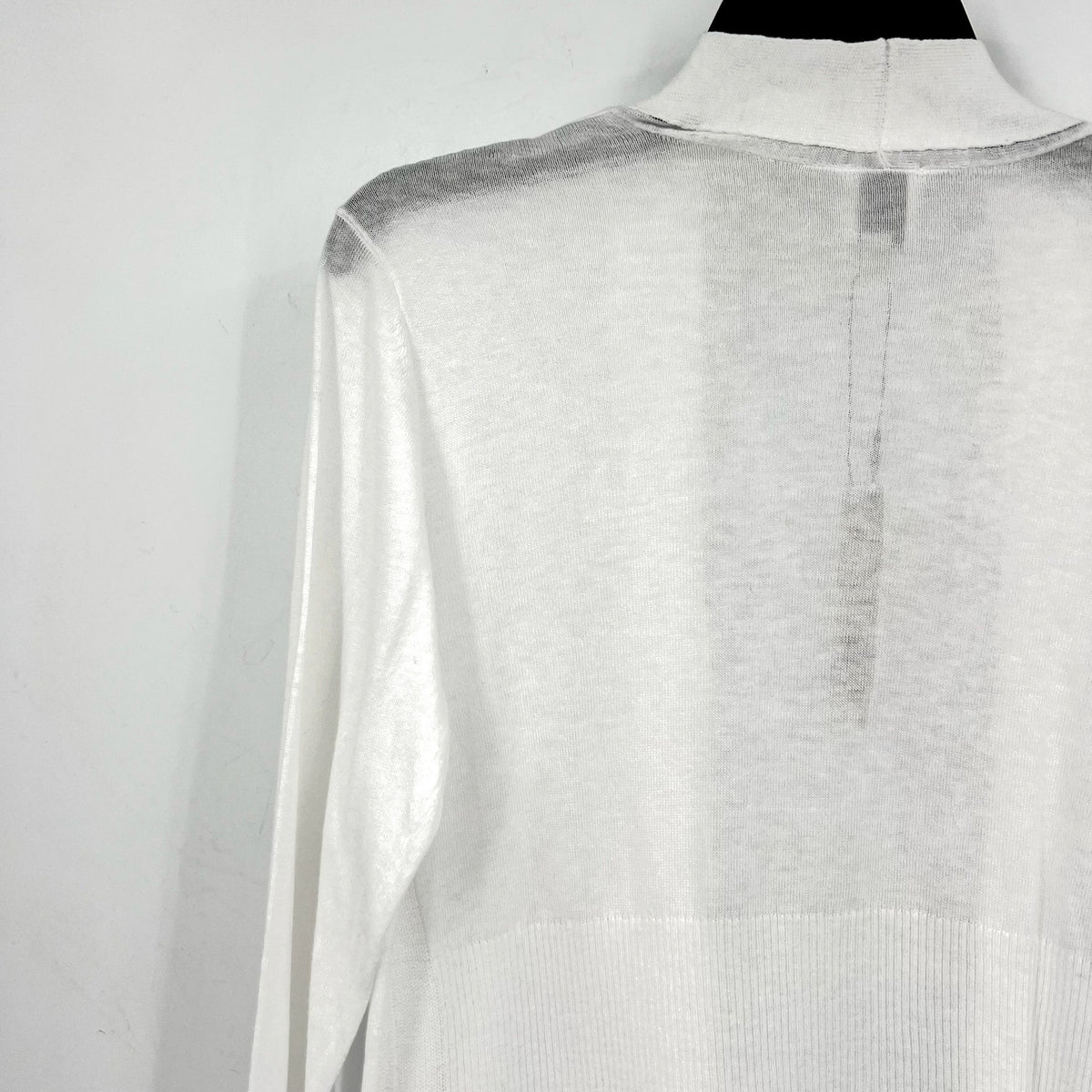 NIC + ZOE All Year Back Of The Chair Cardigan Medium White Long Sleeve NWT