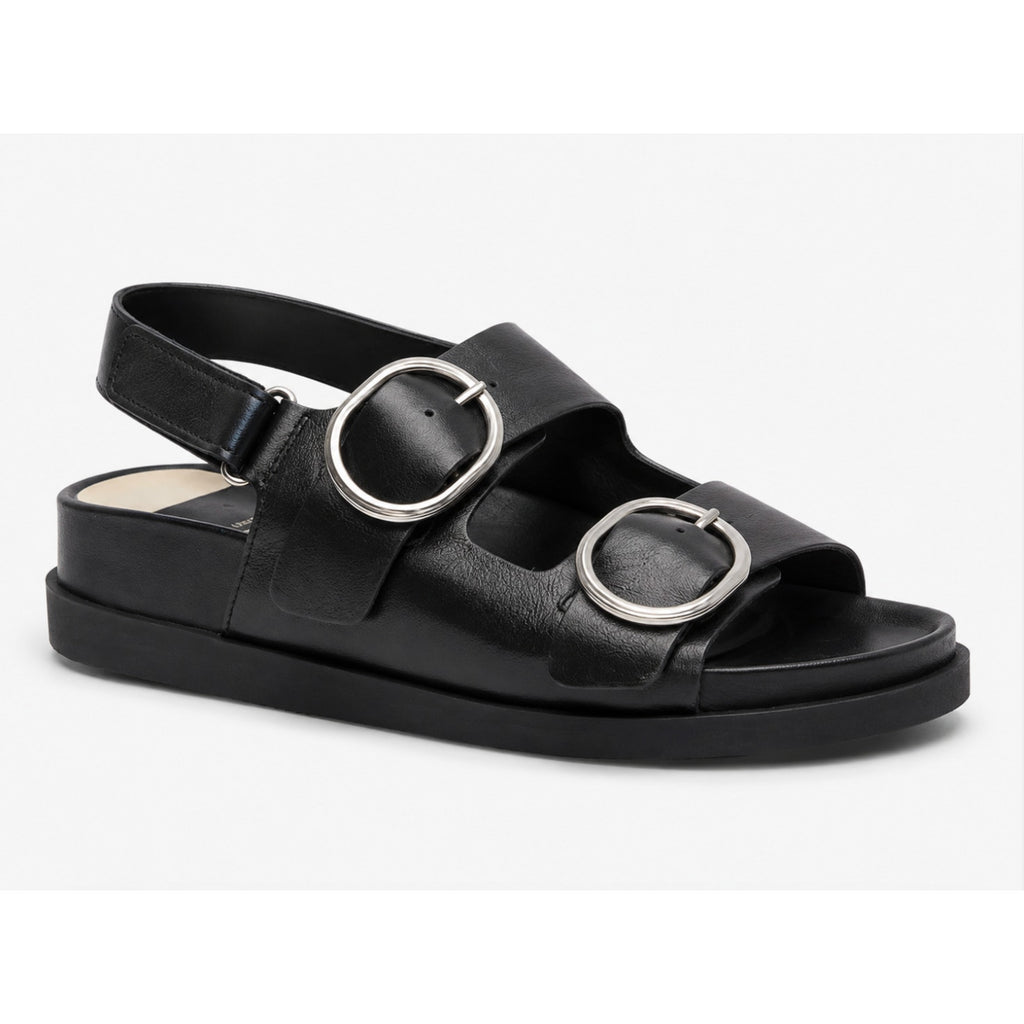 Dolce Vita Womens Starla Platform Sandals Size 10 Black Silver NWOB