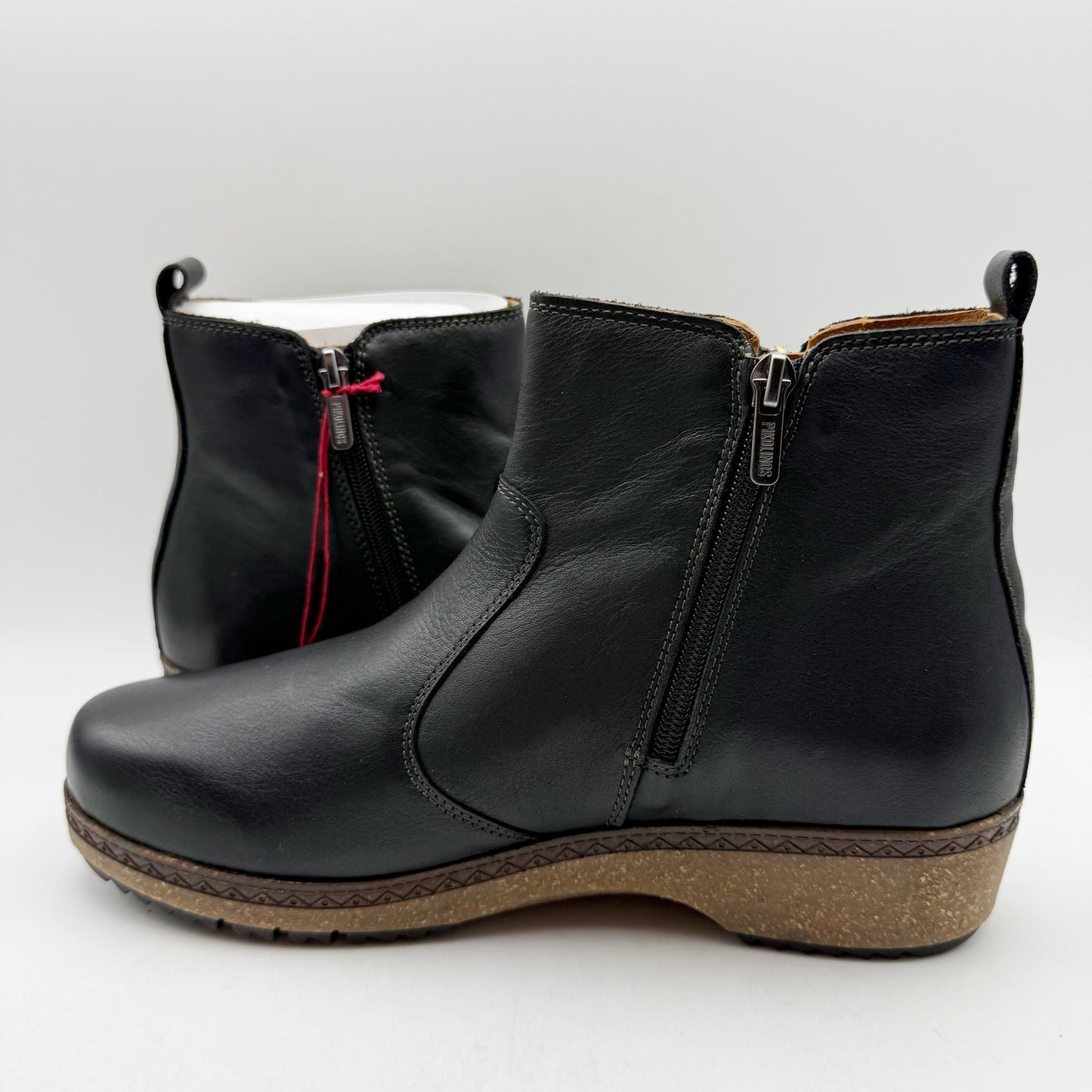 PIKOLINOS Womens Granada W0W-8988 Bootie EU 38 US 7.5-8 Black Leather NIB