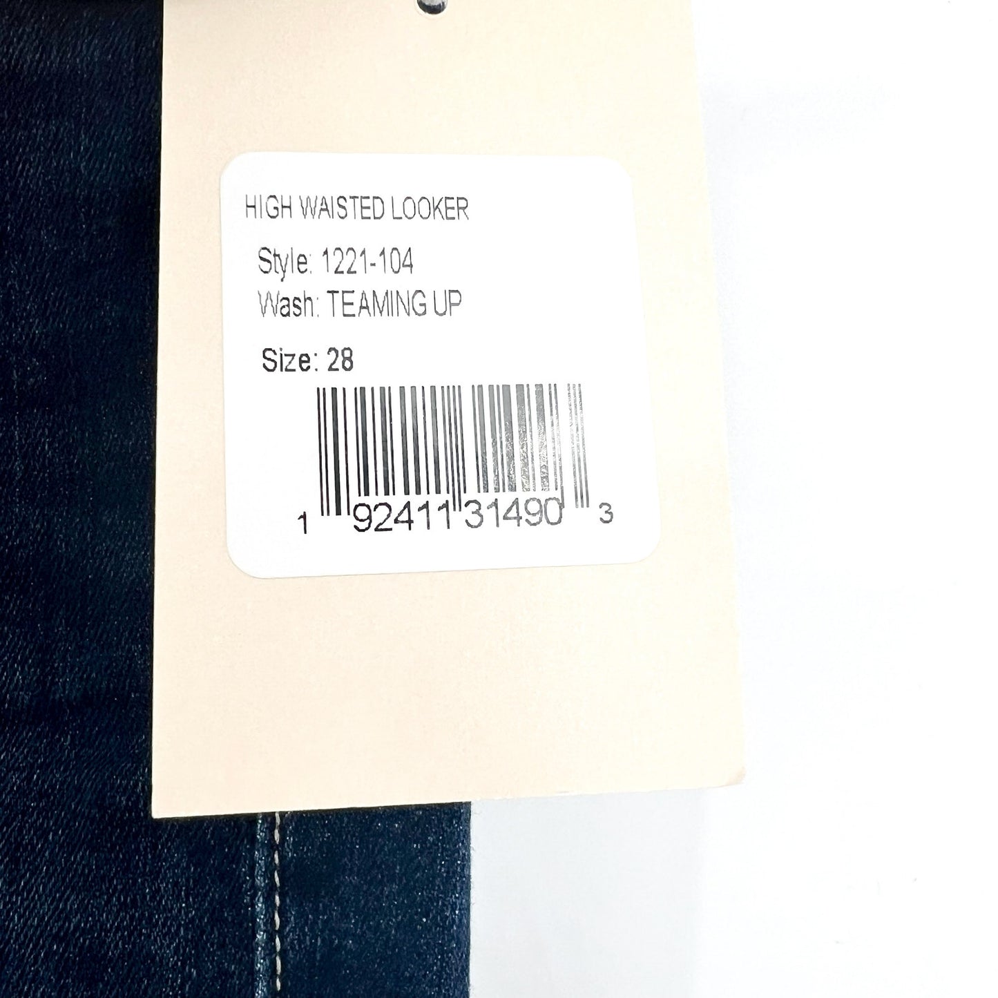 MOTHER Women's High Waisted Looker Skinny Jeans Size 28 US 6 Blue Teaming Up NWT