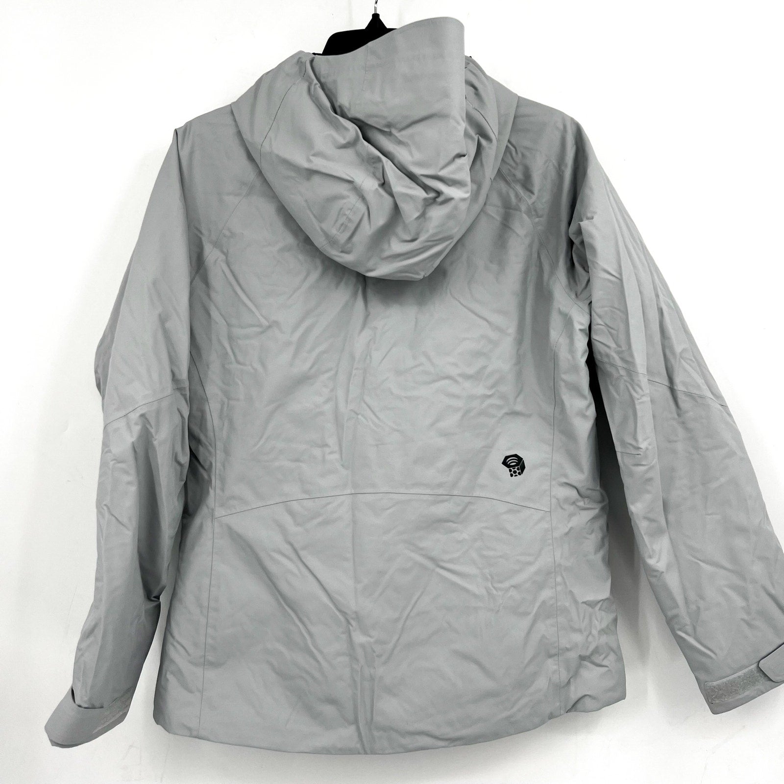 Mountain Hardware Womens Firefall 2 Winter Jacket Small Grey Zip Hood NWOT