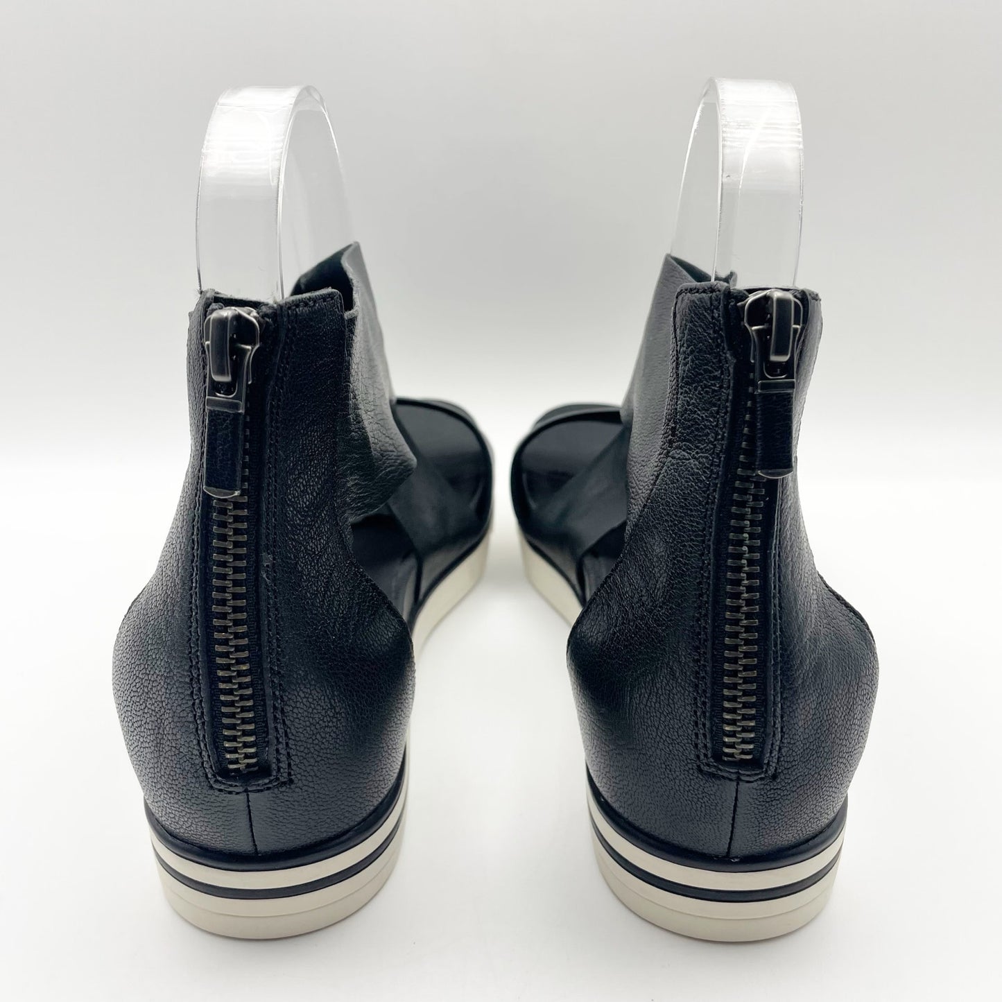 Eileen Fisher Womens Sport Sandals US 9.5 M EU 40 Black Leather NIB