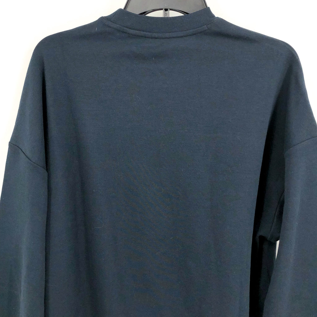 ARMANI EXCHANGE Men's Logo Band Sweatshirt Medium Dark Navy Blue Crewneck NWT