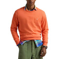 POLO RALPH LAUREN Men's Loopback Fleece Sweatshirt Small Orange Crewneck NWT