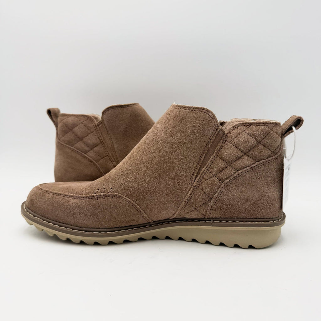 Skechers Womens Arch Fit Mojave Boundless Bliss Ankle Bootie Size 8.5 Brown NWOB
