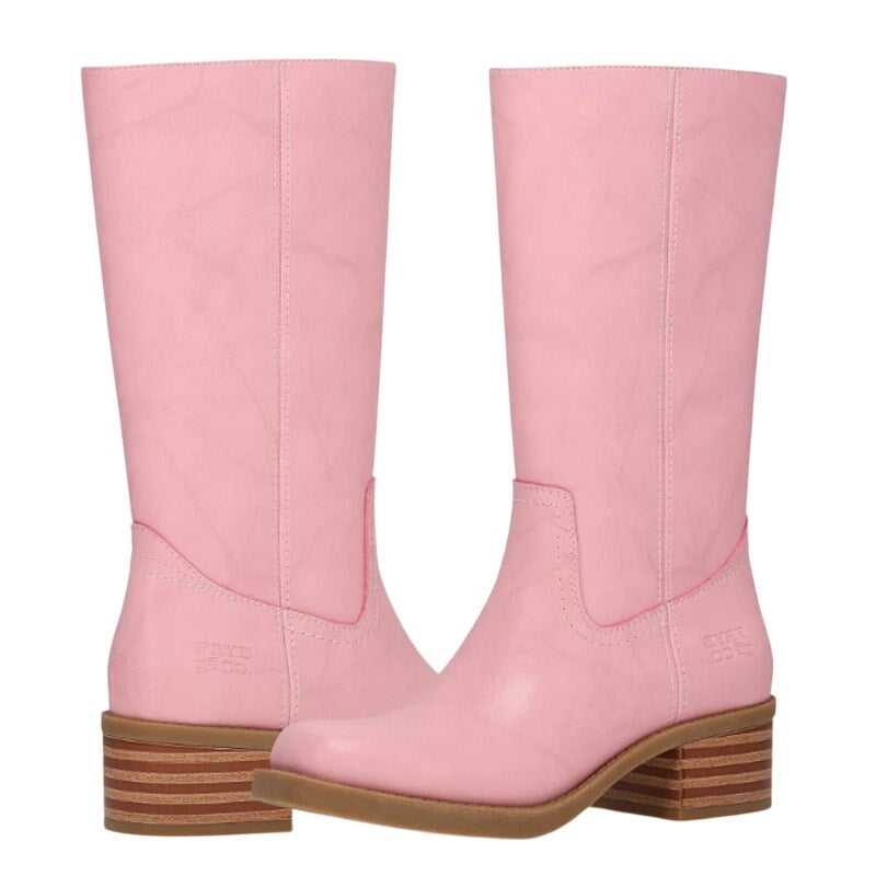 Frye & Co. Girls Miranda Riding Boots US 2 M EU 33.5 Light Pink NWOB