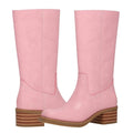 Frye & Co. Girls Miranda Riding Boots US 2 M EU 33.5 Light Pink NWOB