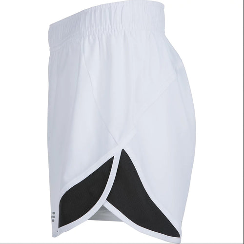 BCG Academy Sports Women's Running Shorts Small White Black Mesh NWOT