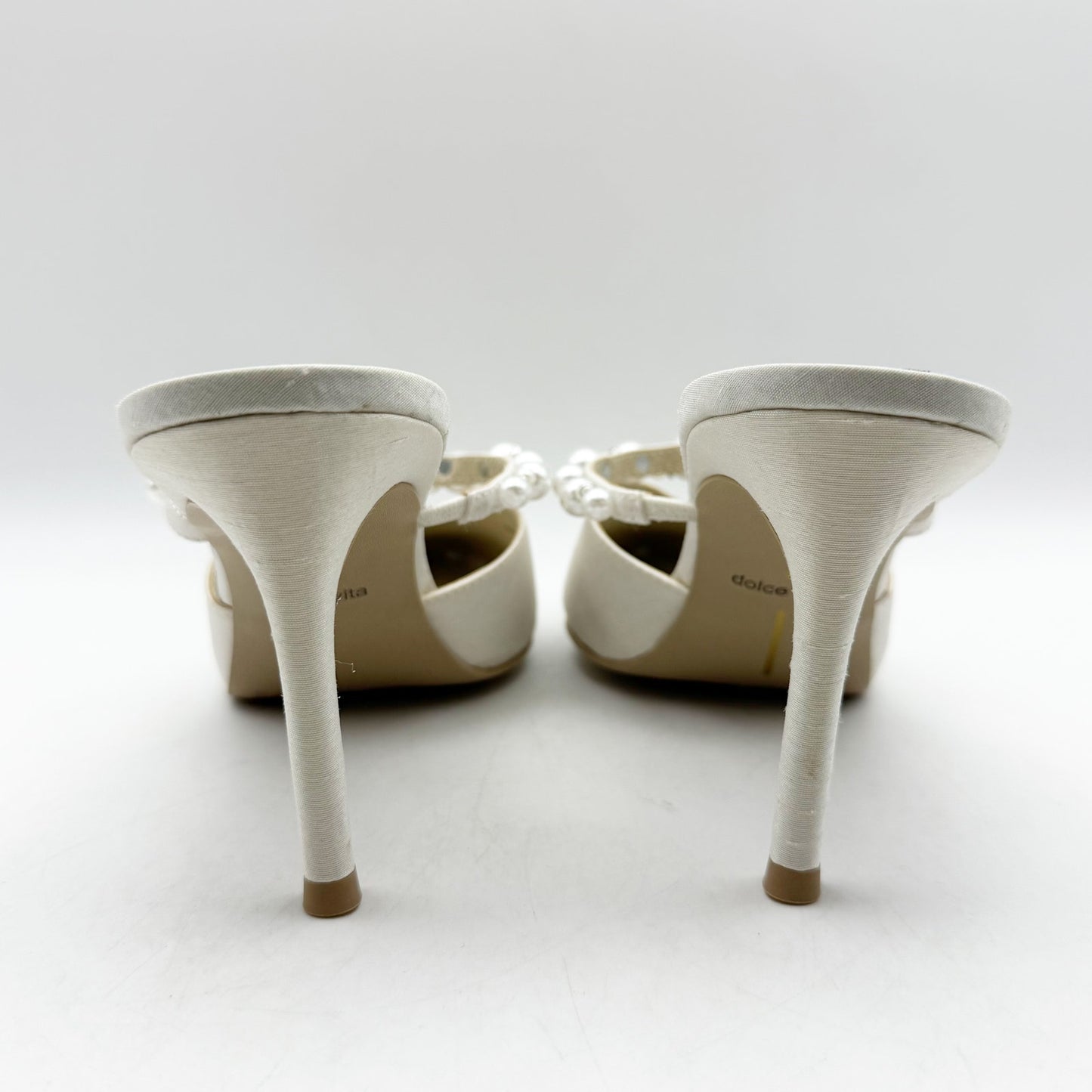 Dolce Vita Womens Kanika High Heel Pump US 7.5 M White Pointed Toe NIB