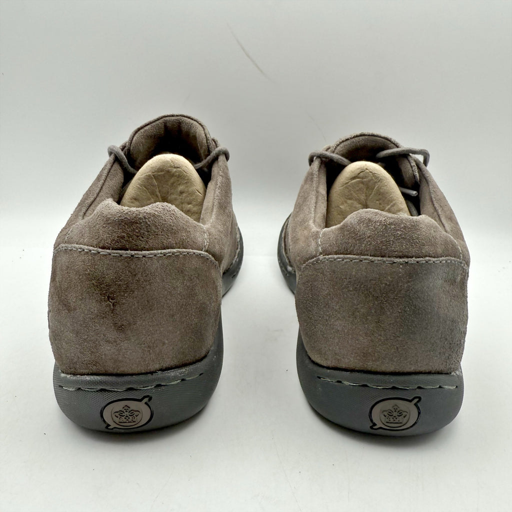 Born Mens Nigel 3-Eye Shoes US 8 M EU 41 Grey Distressed Leather NIB