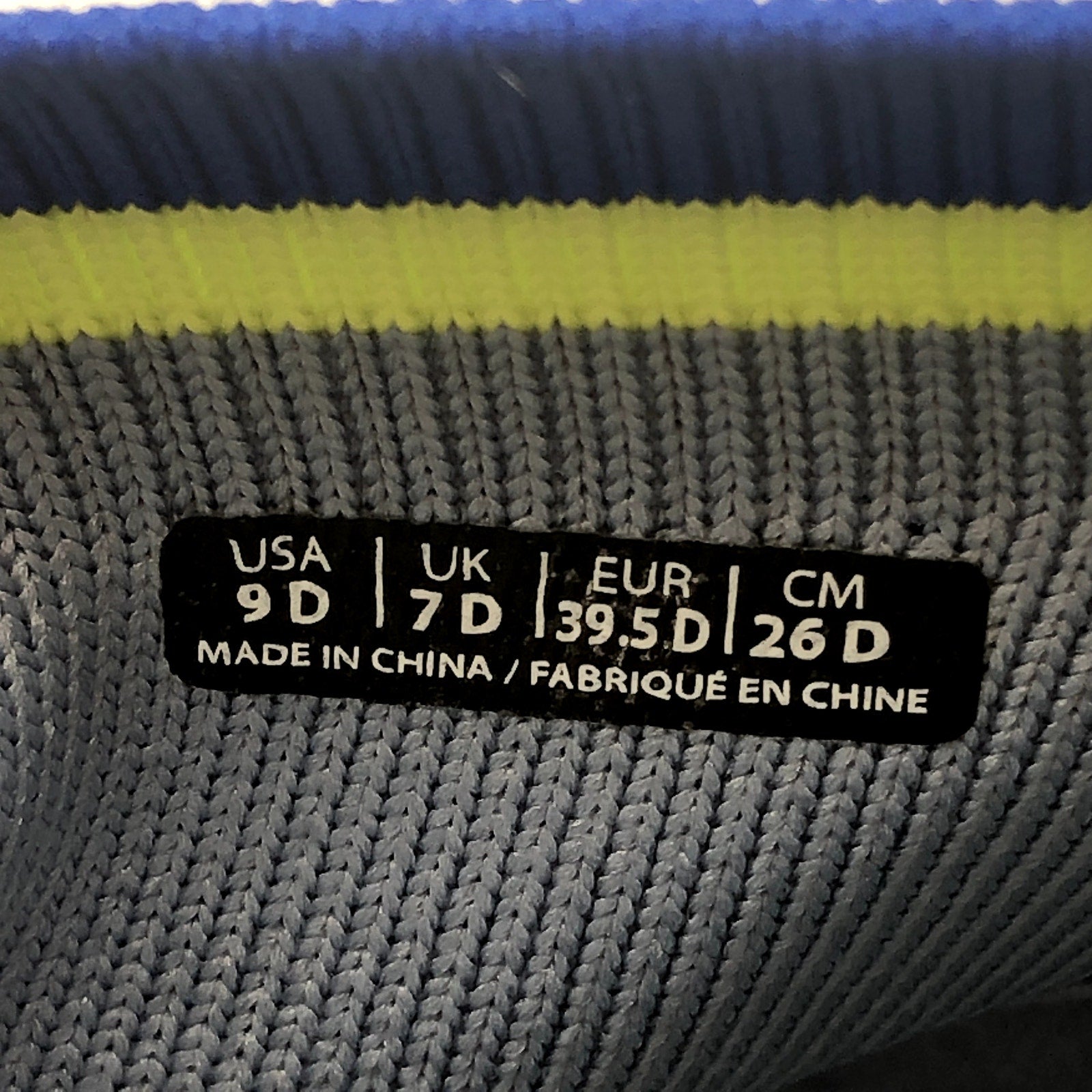 Spenco Waco Womens Pure Love Knit Sneaker Size 9 WIDE Fog Blue Slip On NIB