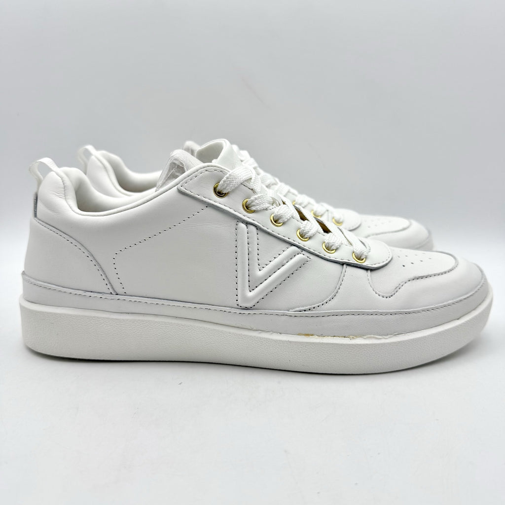 Vionic Womens Elise Casual Sneakers US 8 Wide EU 38.5 White Leather NIB