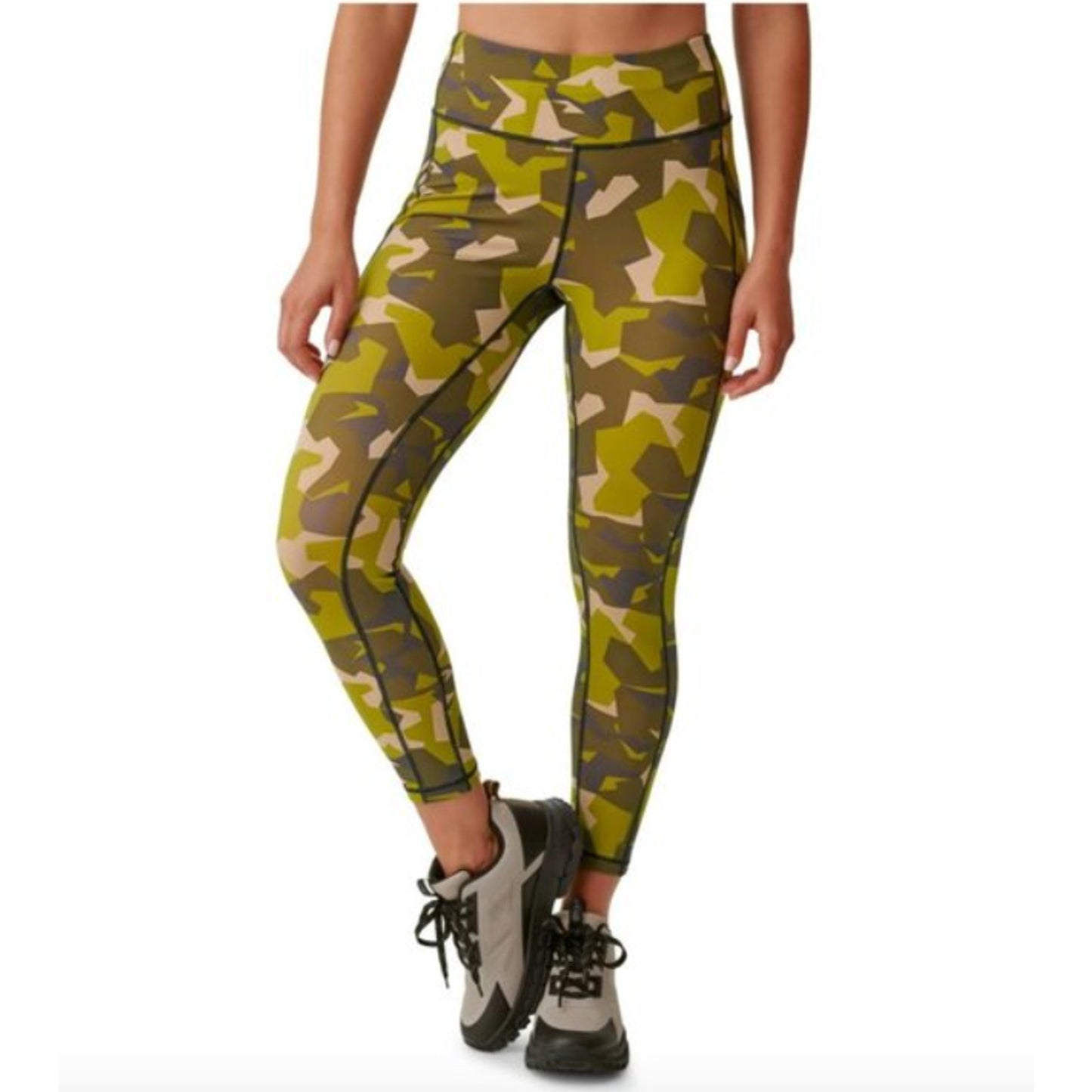 BASS OUTDOOR Women's Rover 7/8 Leggings Green Camo LARGE