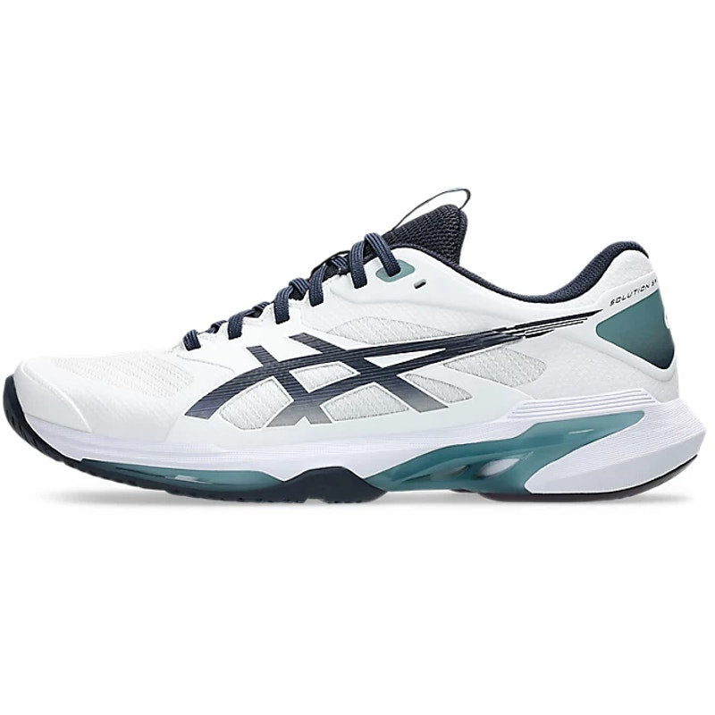 ASICS Mens Solution Speed FF 4 Athletic Court Shoe US 13 White Midnight Blue NIB