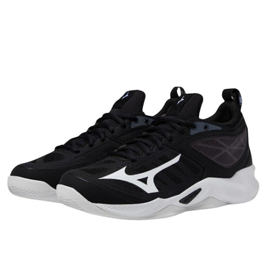Mizuno Womens Wave Dimension Sneakers US 10.5 EU 42 Black White Athletic NIB