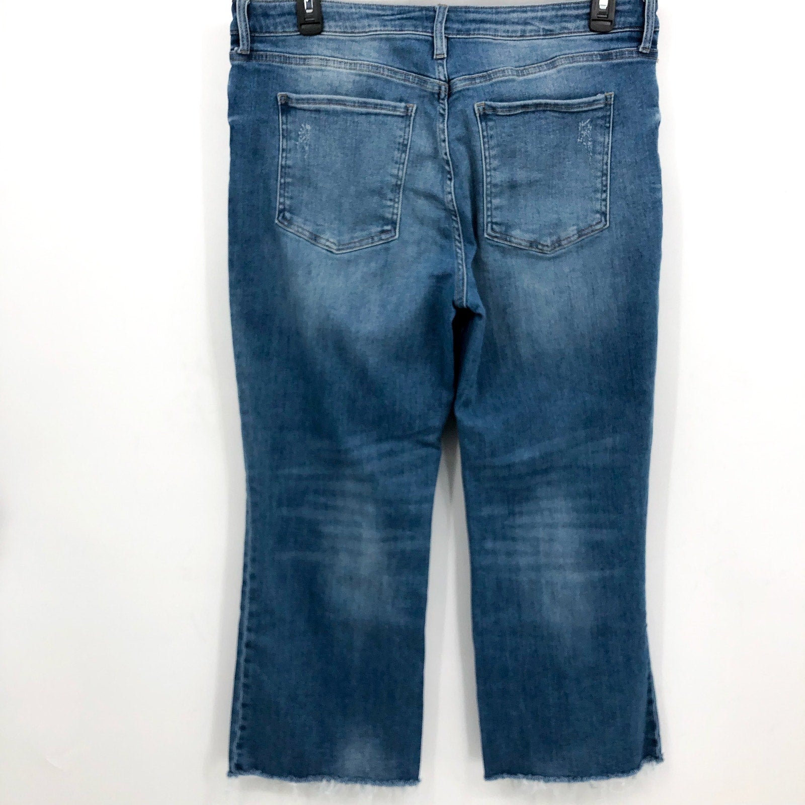 KUT FROM THE KLOTH Kelsey Ankle Flare Jeans Size 18 Perceptual Blue Fab Ab NWOT