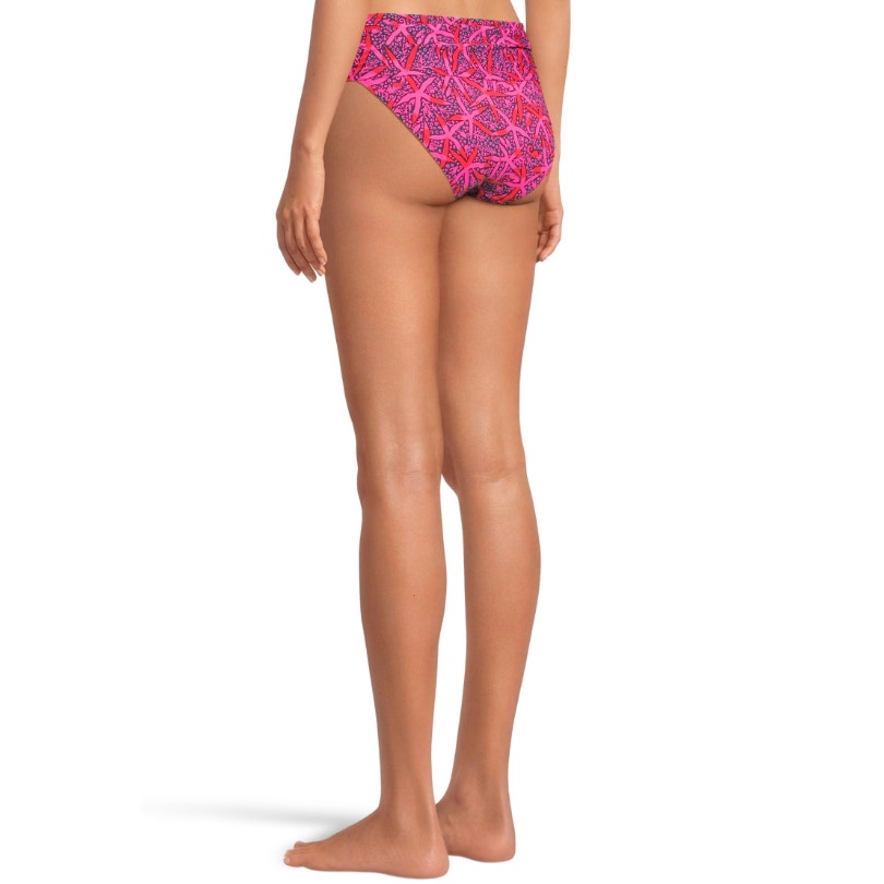 LILLY PULITZER Lagoon Hipster Bikini Bottom Size 6 Passion Fruit Pink Star NWT