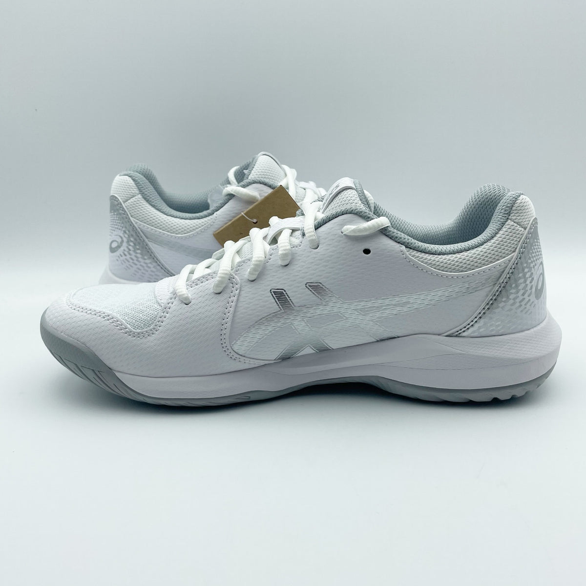 ASICS Womens GEL-Dedicate 8 Athletic Shoes Size 8 M EU 39.5 White Silver NWT