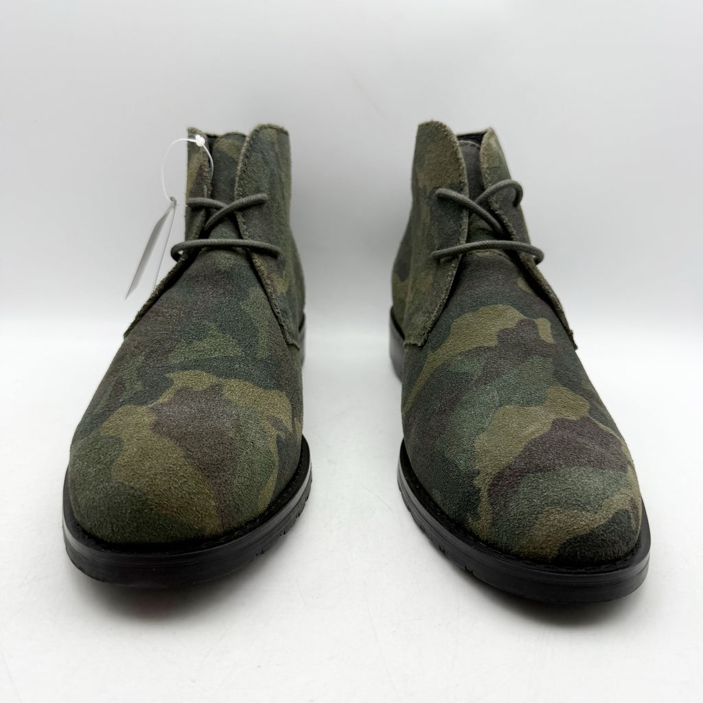 Dingo Mens Opie Lace up Ankle Boots US 8 D Green Camo Leather NWOB