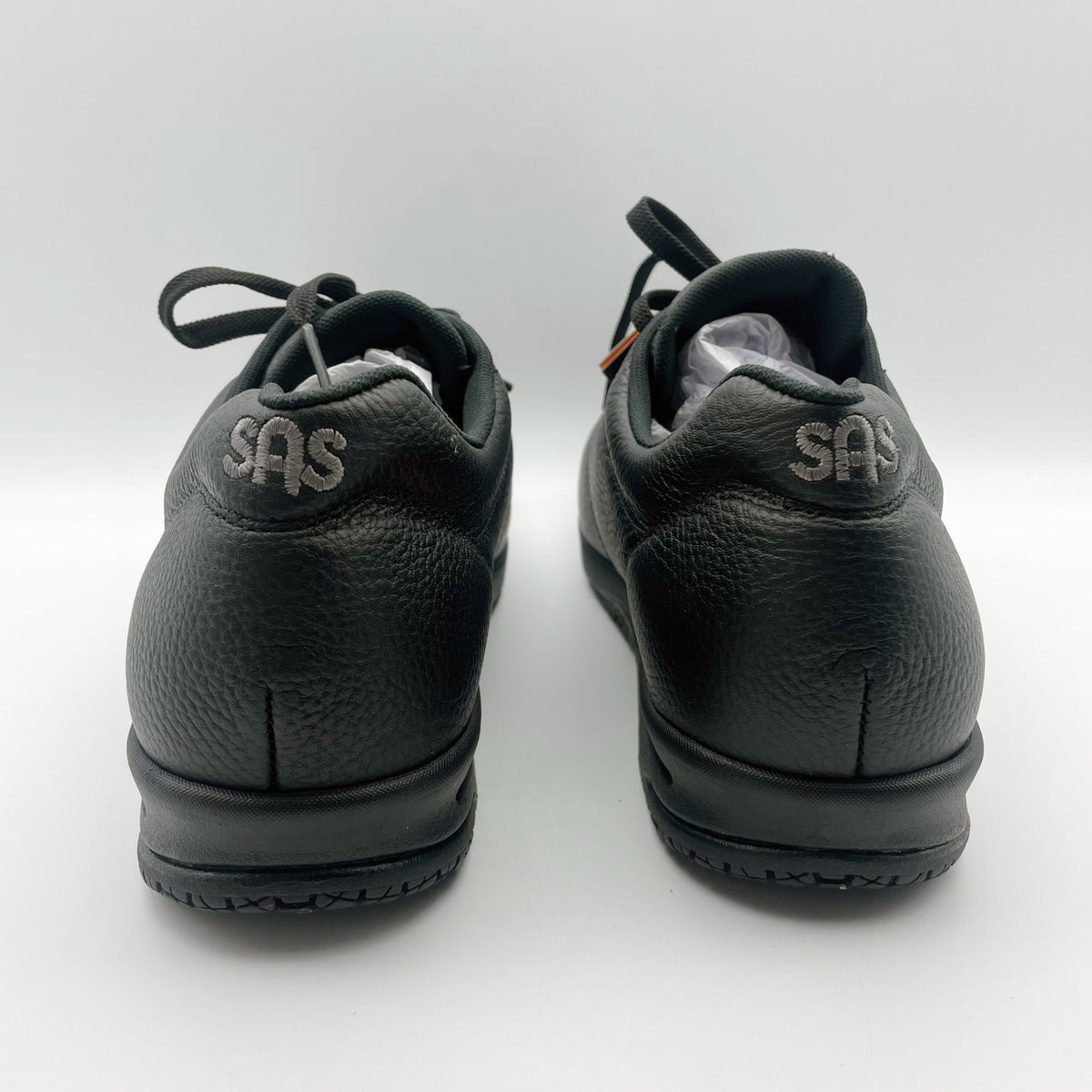 SAS Womens Liberty Lace Up Casual Sneaker Size 11 M EU 41.5 Black Leather SR NIB