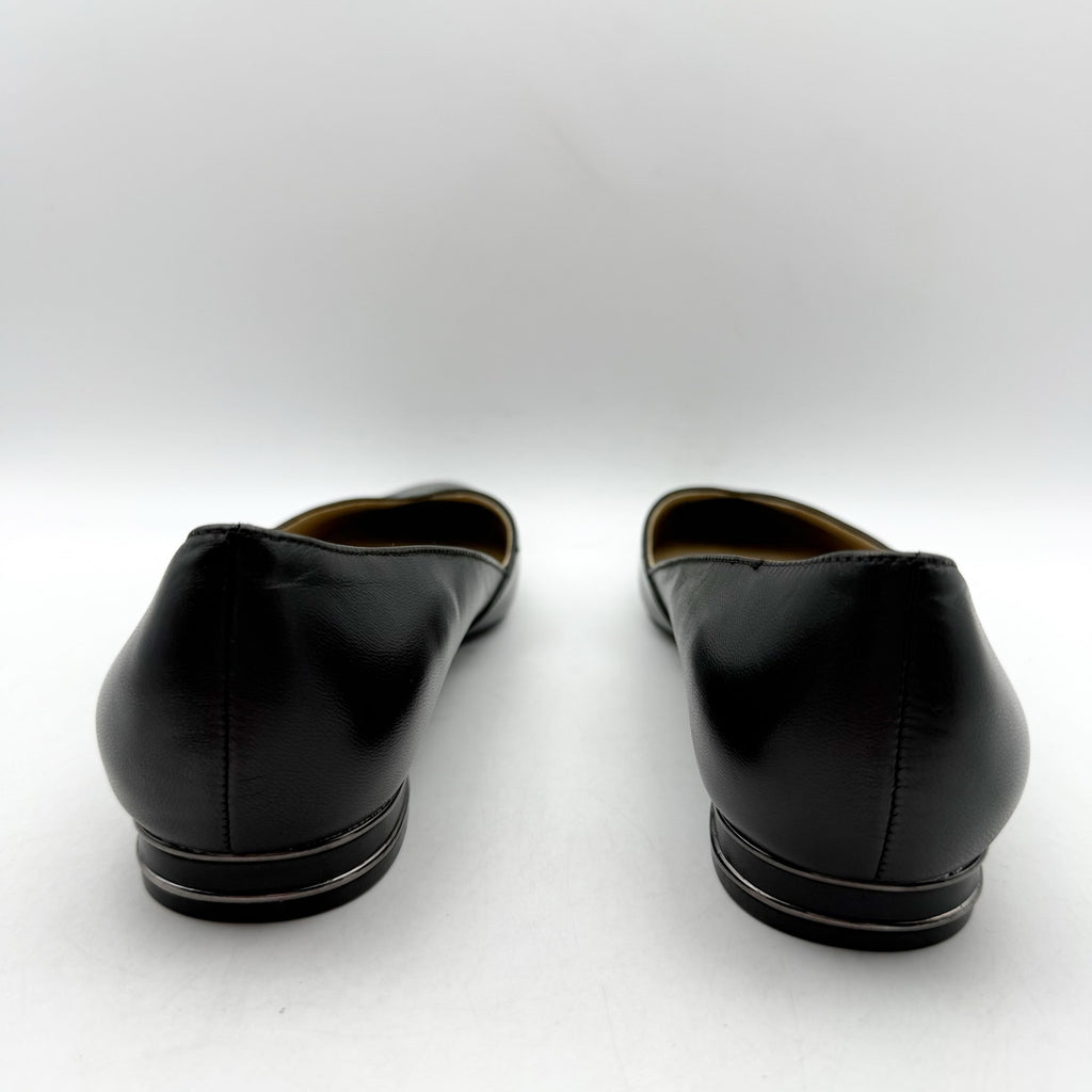 Naturalizer Womens Havana Flats Size 6 M EU 36 Black Leather NIB