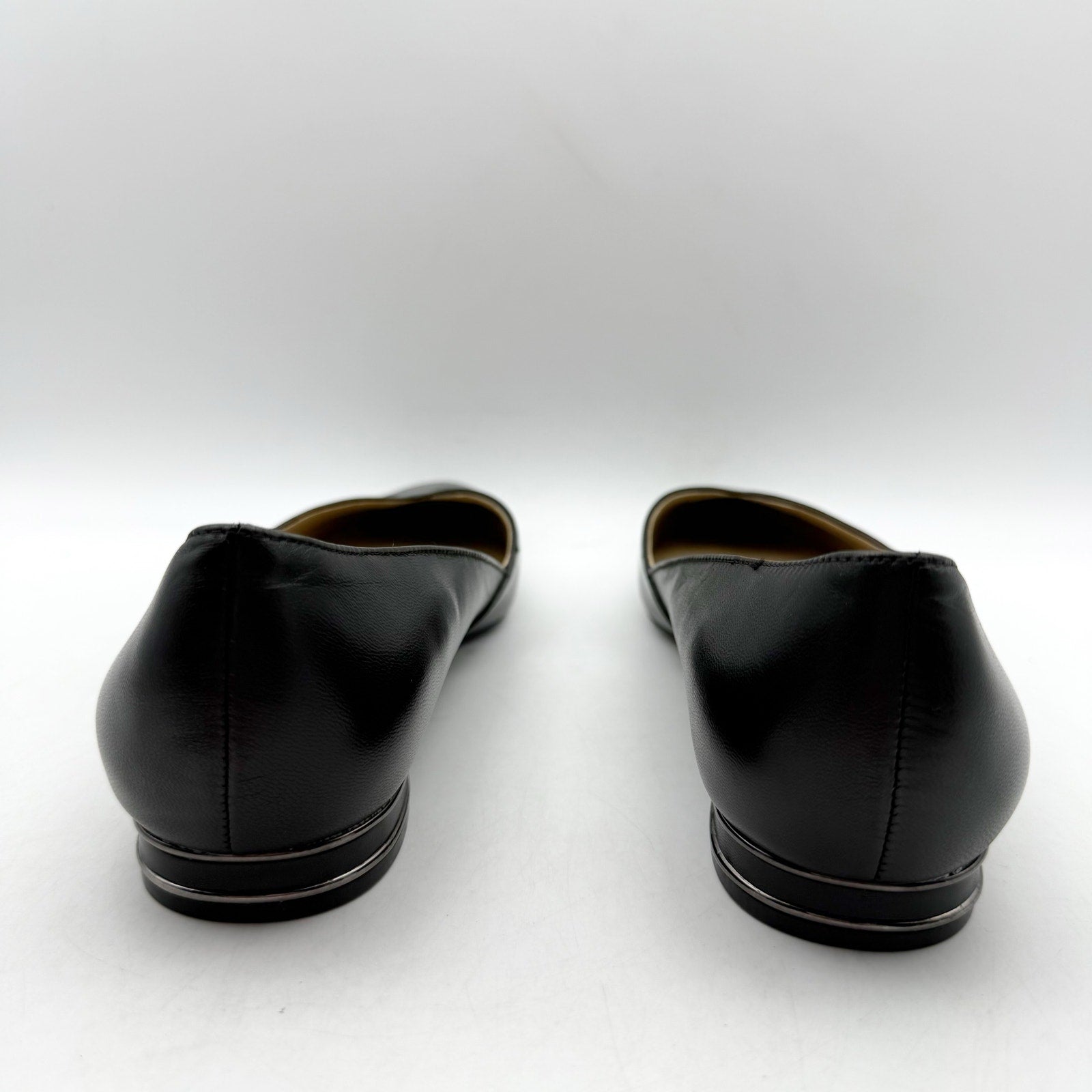 Naturalizer Womens Havana Flats Size 6 M EU 36 Black Leather NIB