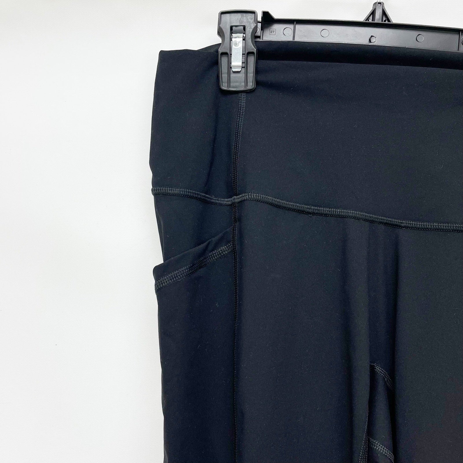 Everlane Womens The Perform Pocket Leggings XS Black High Waist NWT