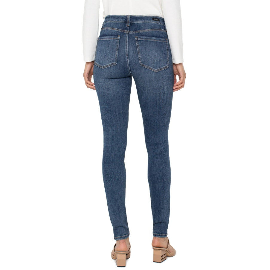 LIVERPOOL Women's Abby Skinny Jeans Size 6 - 28 Petite Medium Blue Stretch NWT