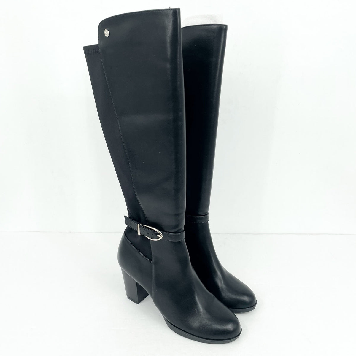 Anne Klein Womens Rivera Knee High Boots Size 8 M EU 38 Black NIB
