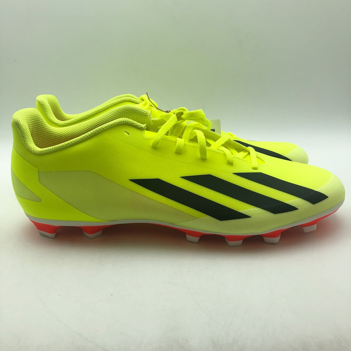 Adidas Mens X Crazyfast Club Flexible Ground Soccer Cleats 10.5 Yellow NWOB