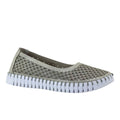 ILSE JACOBSEN Womens Tulip 0026 Ballet Flats EU 37 US 6 Silver Glitter NWOB