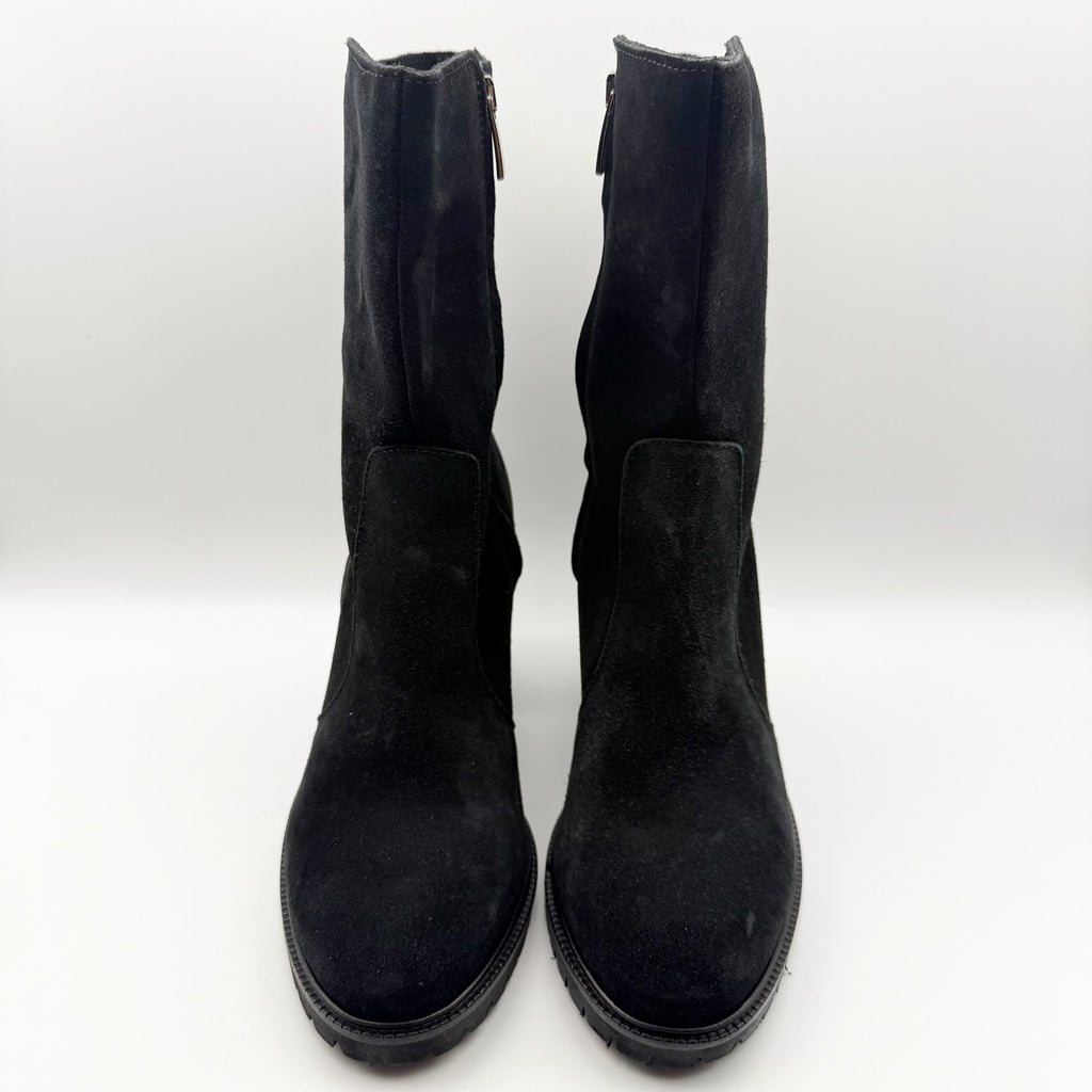 La Canadienne Womens Peppa Ankle Boots US 8 Black Suede NWOB