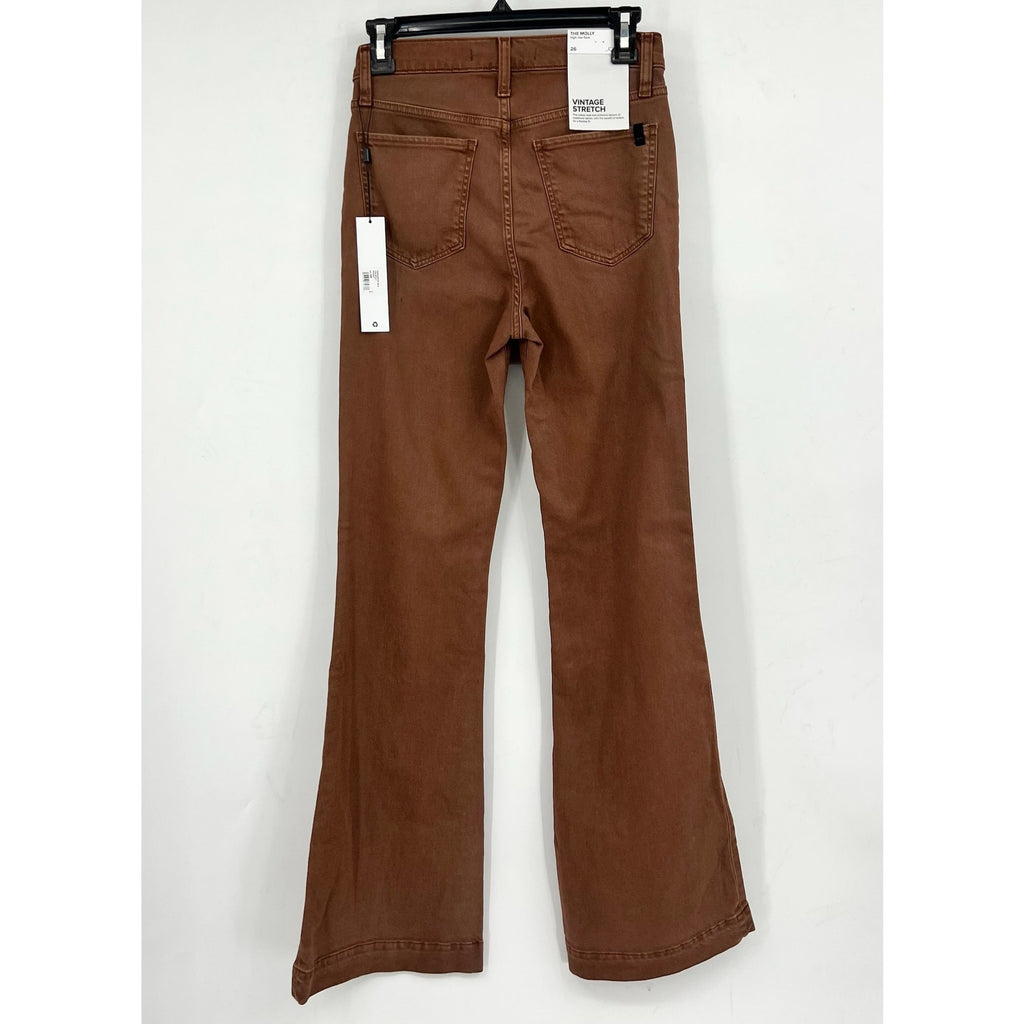 JOE'S JEANS The Molly High Rise Flare Jeans Size 26 US 2 Brown Walnut NWT