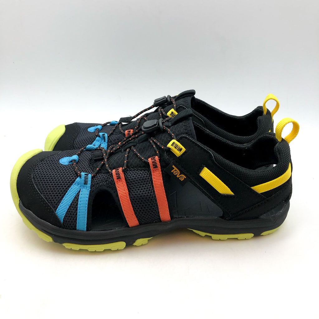 TEVA Kids Manatee Sport Sandals US 1 EU 32 Black Multicolor Breathable NIB
