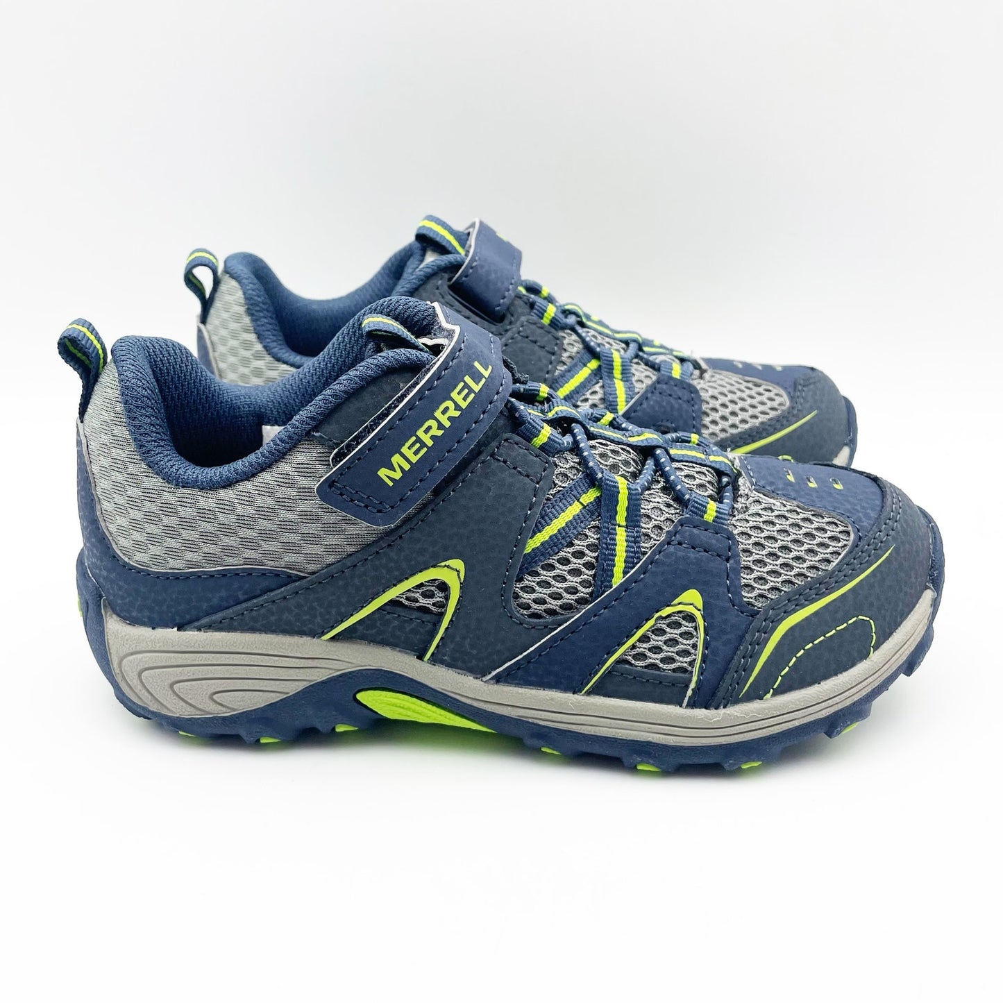 Merrell Kids Trail Chaser Jr. Sneakers US 13 M EU 31 Navy Green Athletic NIB