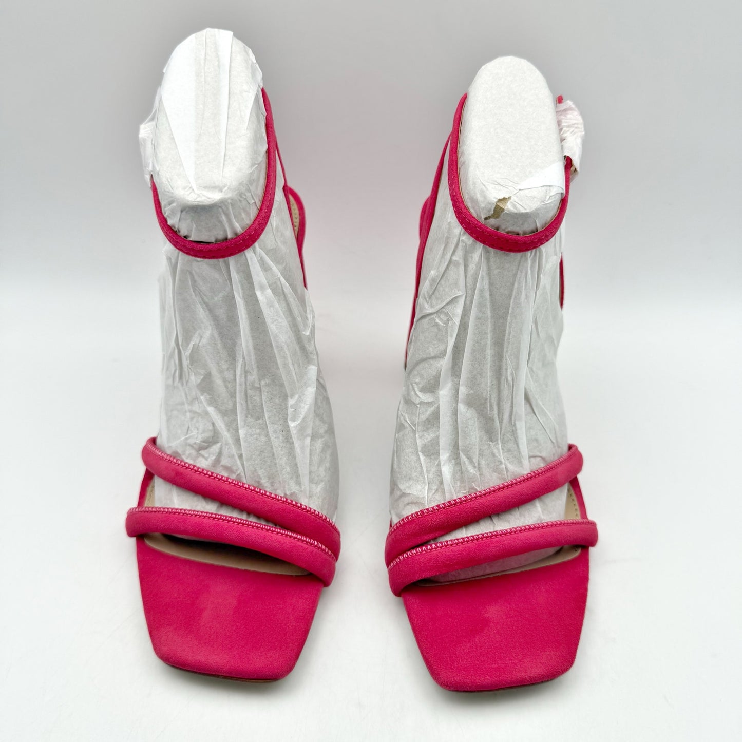 Sam Edelman Womens Kia Heeled Sandal US 6.5 EU 36.5 Pink Suede NIB