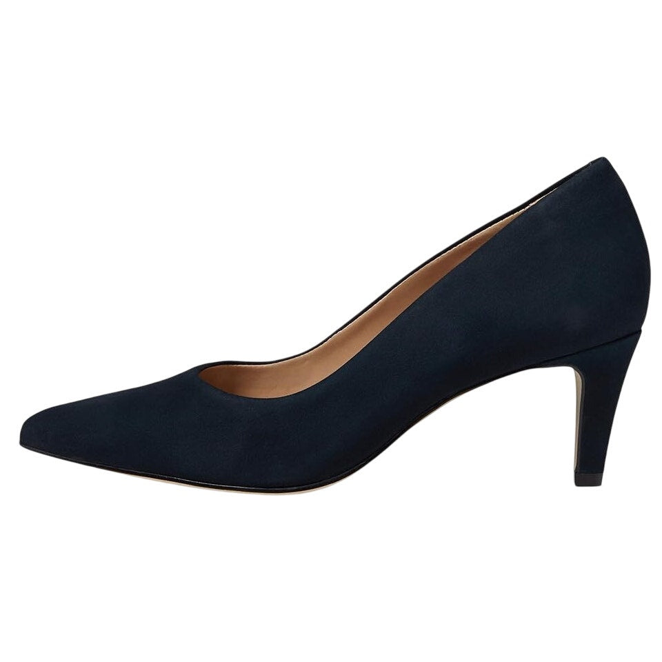 Marc Joseph Womens Trinity PL Pump US 9.5 EU 40.5 Navy Blue Suede NIB
