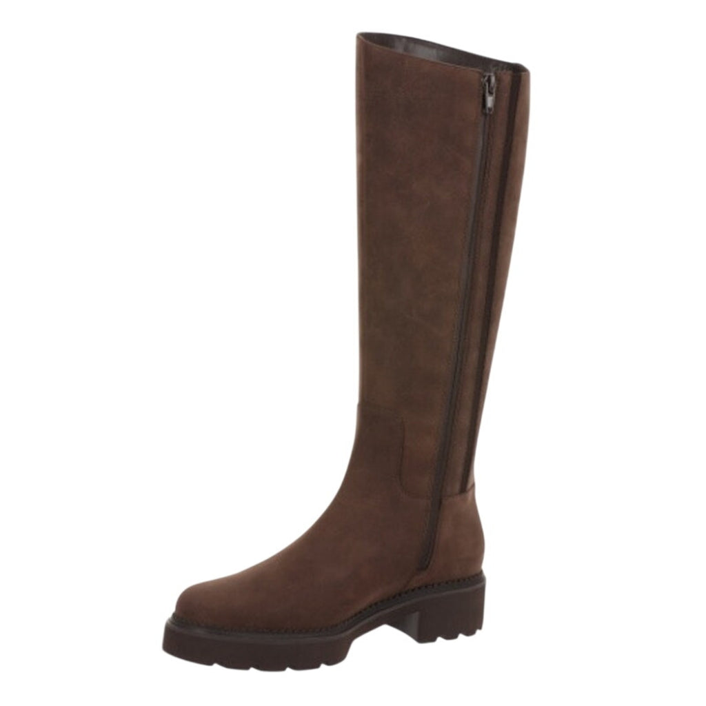 VIONIC Womens Fallbrook Knee High Boots Size 6.5 M WIDE CALF Brown Leather NWOB