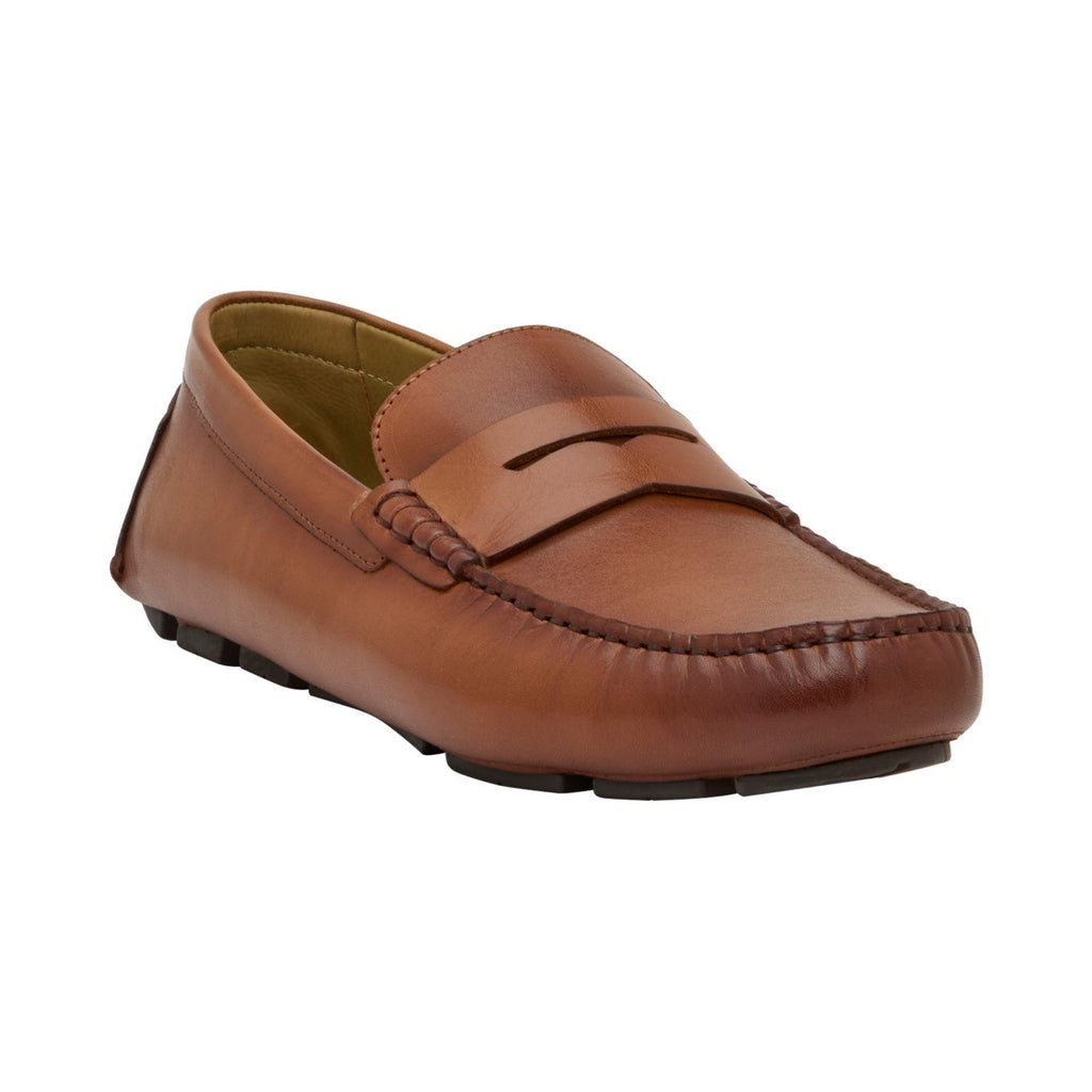 Vince Camuto Mens Vitzroy Driver Loafers Size 9.5 EU 42.5 Brown Tan Leather NIB