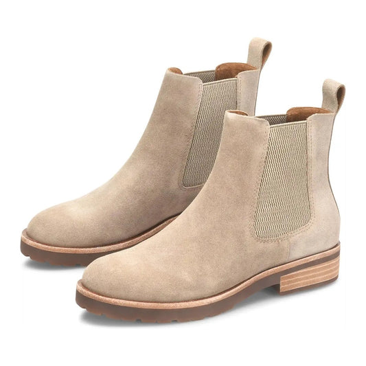 Kork Ease Womens Bristol Chelsea Ankle Boots US 6.5 M Taupe Suede NIB